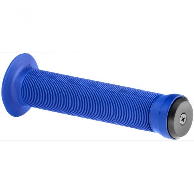 Грипсы VLG-411A Velo c заглушками VLP-15 147 мм синие 150081