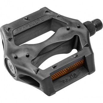 Педали FP-826 Feimin ось 9/16" со светоотражателями, пластиковые белые Педали FP-826 Feimin ось 9/16" со светоотражателями, пластиковые белые