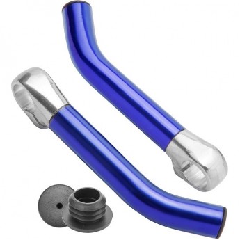 Рога на руль BLF-C2 алюминиевые синие Рога на руль BLF-C2 алюминиевые синие