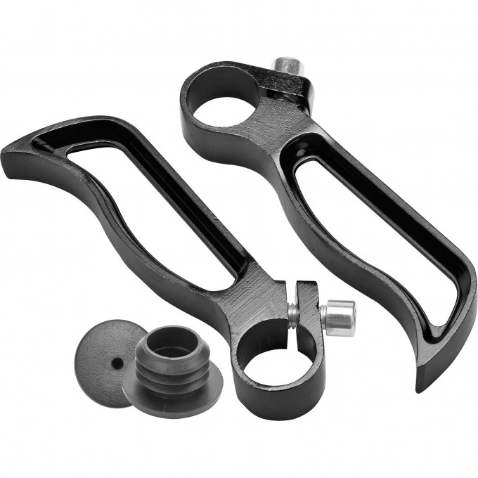 Рога на руль BLF-C4 алюминиевые черные 440044