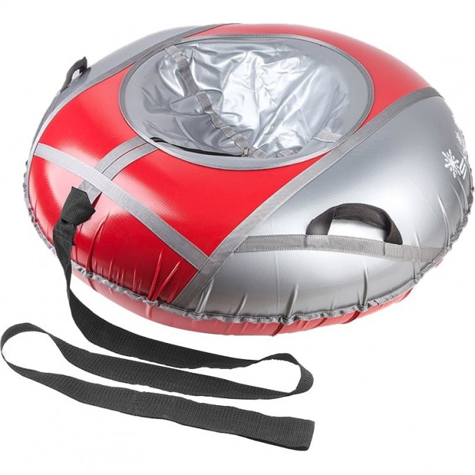 Санки надувные (тюбинг) STELS 125 см, тент без камеры СН040.125, серый/красный+серый 2007000054352