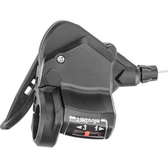 Шифтер/манетка левый Microshift TS38-3L, с тросом 1800 мм 590108