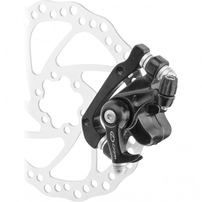 Тормоз дисковый (калипер) LB-DX2012 передний, чёрный, с ротором 510255