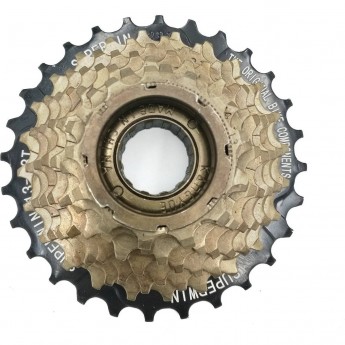 Трещотка KFW-884 SUPERWIN, (13-28 зубьев) 8 скоростей, чёрно-коричневая Трещотка KFW-884 SUPERWIN, (13-28 зубьев) 8 скоростей, чёрно-коричневая