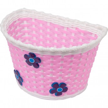 Велокорзина HL-BS01 бело-розовая Велокорзина HL-BS01 бело-розовая