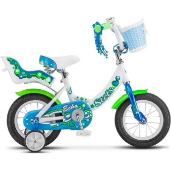 Велосипед STELS 12" Echo V020 (LU085303) белый/морская-волна Велосипед STELS 12" Echo V020 (LU085303) белый/морская-волна