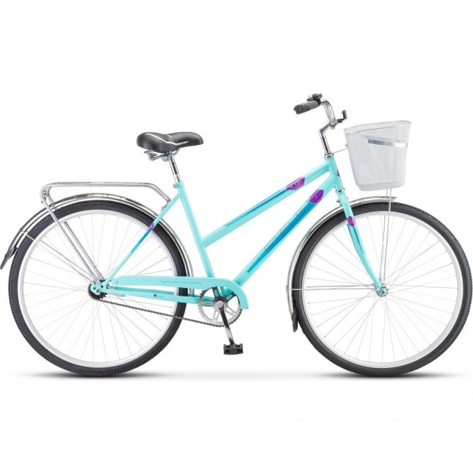 Велосипед STELS Navigator 28" 300 Lady Z010 (с корзиной) (LU085342) мятный JU000419372023JU0000671