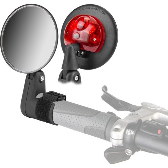 Зеркало заднего вида DX-2002VF, черное 220016